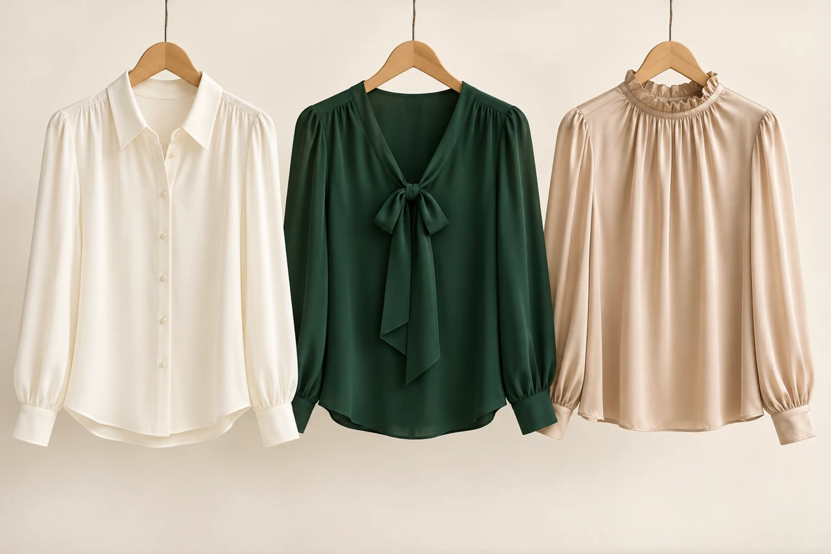 Imagen referencial de blusas y prendas de vestir