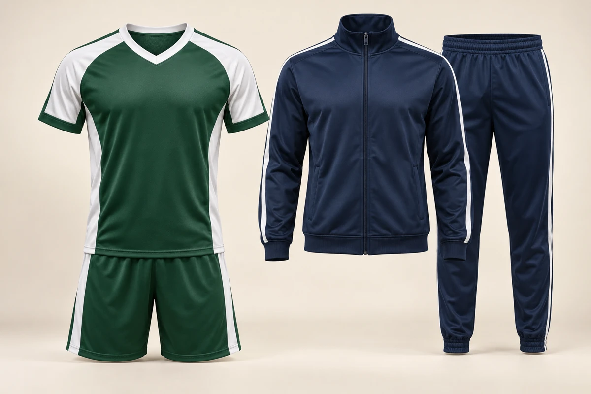 Imagen referencial de ropa y uniformes deportivos