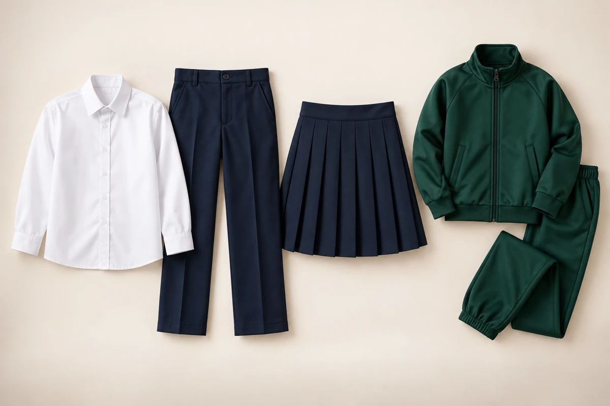 Imagen referencial de uniformes escolares